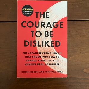 The Courage to Be Disliked - Paperback Book - Red & White